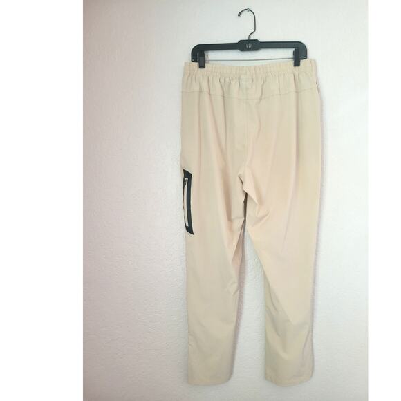 New Balance Men's Jogger Pants Size XL Beige Cream Track Pant Lightweight Pocket - Picture 7 of 13